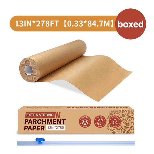 13 in x 278 ft Unbleached Parchment Paper Roll for Baking，ANUNU 300Sq Cooking, Grilling, Air Fryer and Steaming