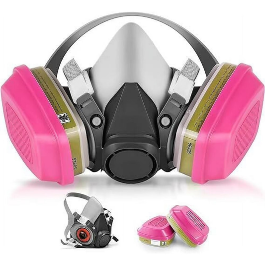 YYKUXI Face Respirator Mask - Masks with 60926 Activated Carbon Filter, Against Dust, Gases, Organic Vapor