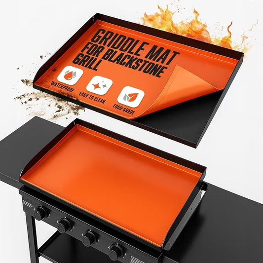 28" Silicone Griddle Mat for Blackstone Grill, Heavy Duty Food Grade Silicone Griddle Cover, Protect Your Grill from Dirt & Rust All Year Round