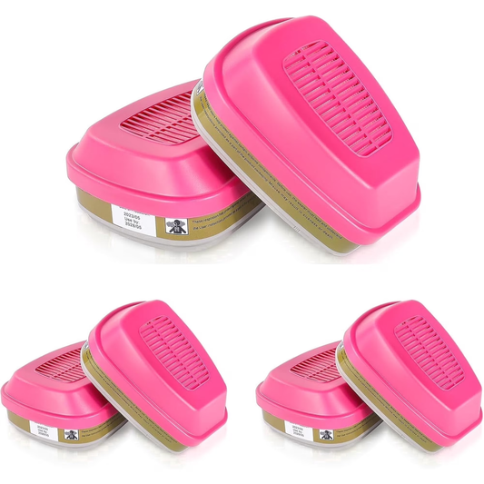CRJKIJ Respirator Cartridge Filter 60926,Filter Replacement for Half/Full Facepieces 6000,7000 and FF-400 mask,Effectively Filter Organic Vapor,Acid Gas,Formaldehyde,Non-Oil and Oil particulates.