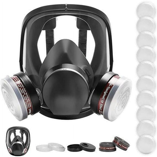Full Respirator Mask with Activated Carbon Filter